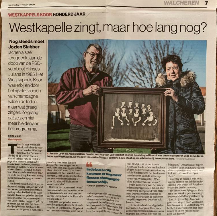 Westkapelle zingt, maar hoelang nog?